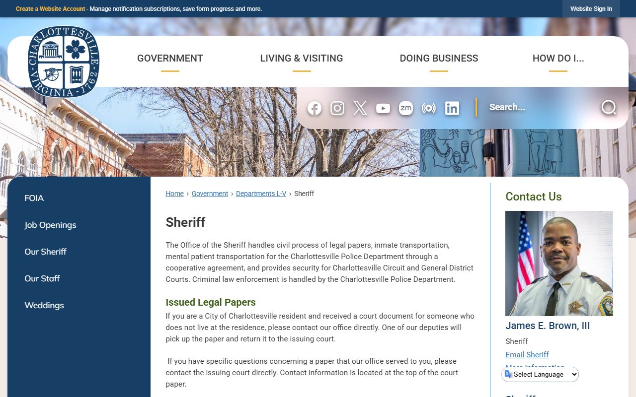 Charlottesville Sheriff's Office