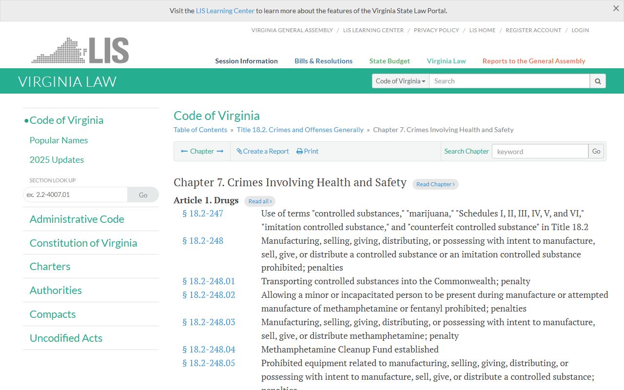 Virginia DUI DWI Laws and Penalties